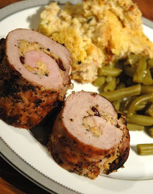 stuffed pork tenderloin from eatinonthecheap.com