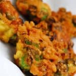 Fried okra patties