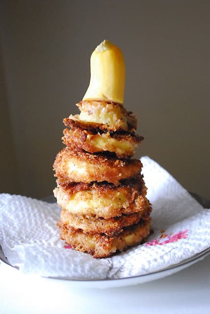 Cheddar Fried Squash