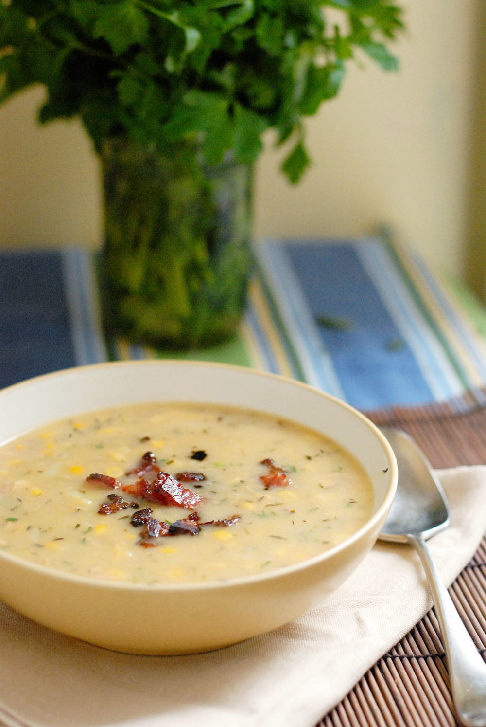 Creamy Tuna and Corn Chowder