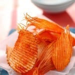 Homemade Ruffles Potato Chips