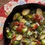 Roasted Broccoli and Brussels Sprouts