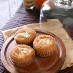 Pumpkin Cupcakes with Molasses Cream Cheese Filling