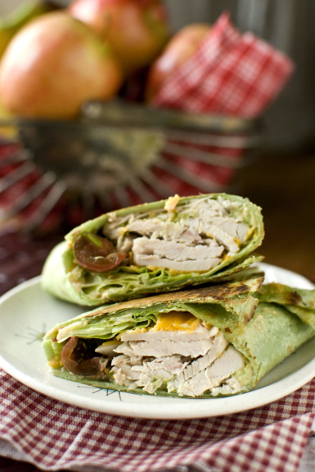 Turkey Avocado Wrap with Spicy Mayo