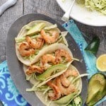 Shrimp Tacos with Jalapeno Slaw