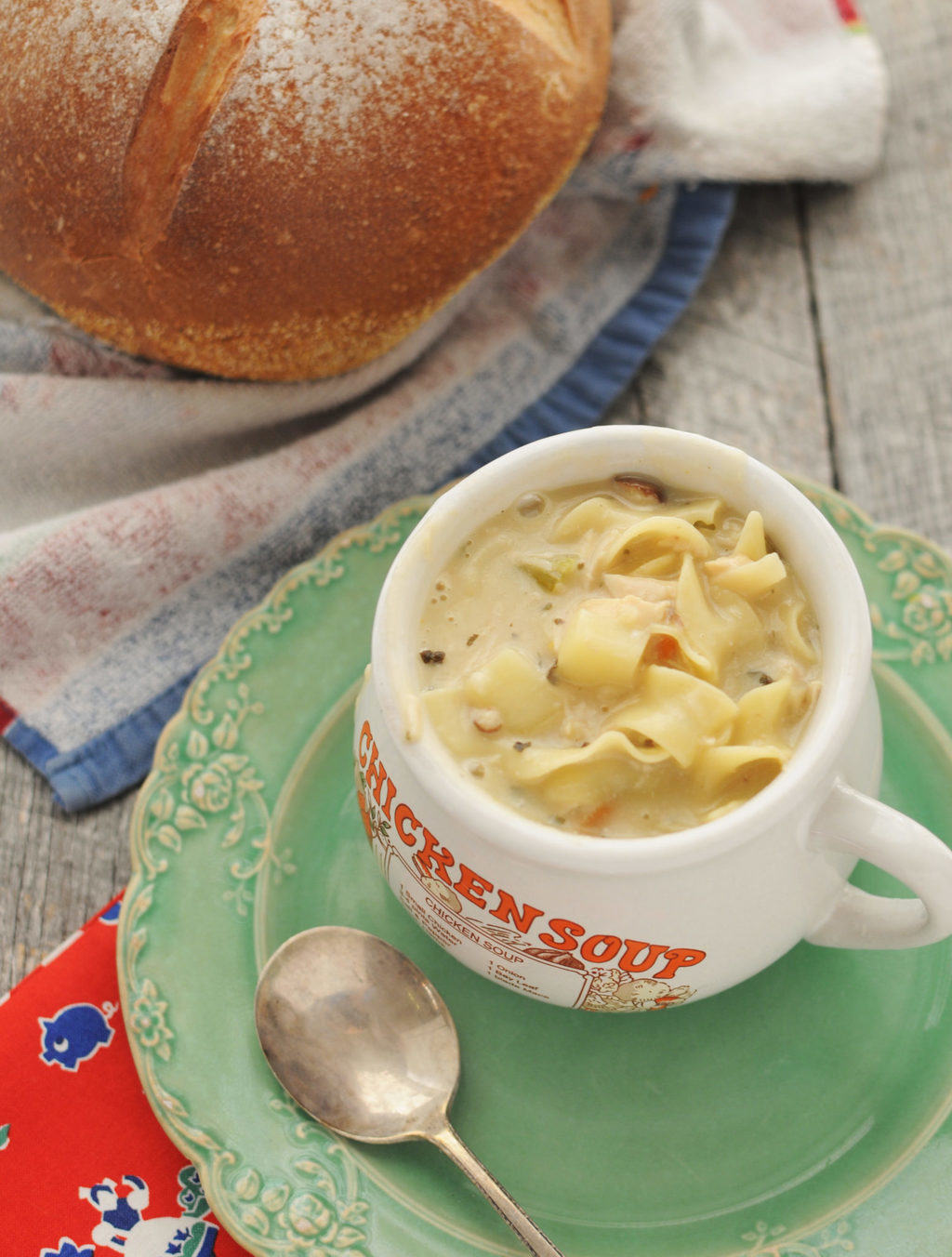 Creamy Chicken Noodle Soup