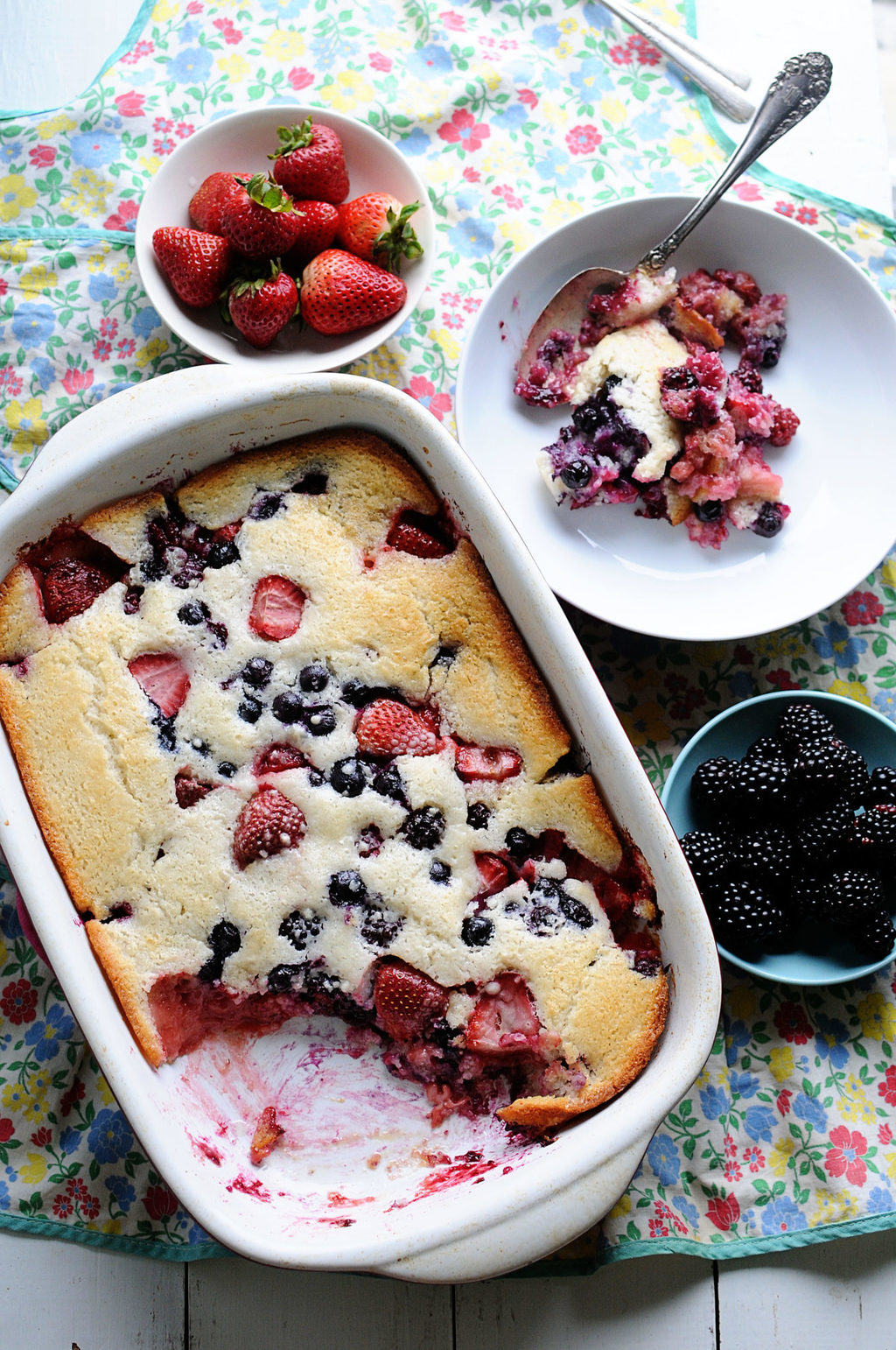 Summer Fruit Cobbler