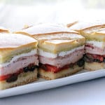 Italian Pressed Sandwich from EatinontheCheap.com