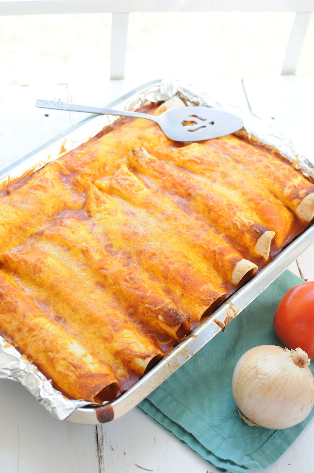 Chicken Enchiladas from EatinontheCheap.com