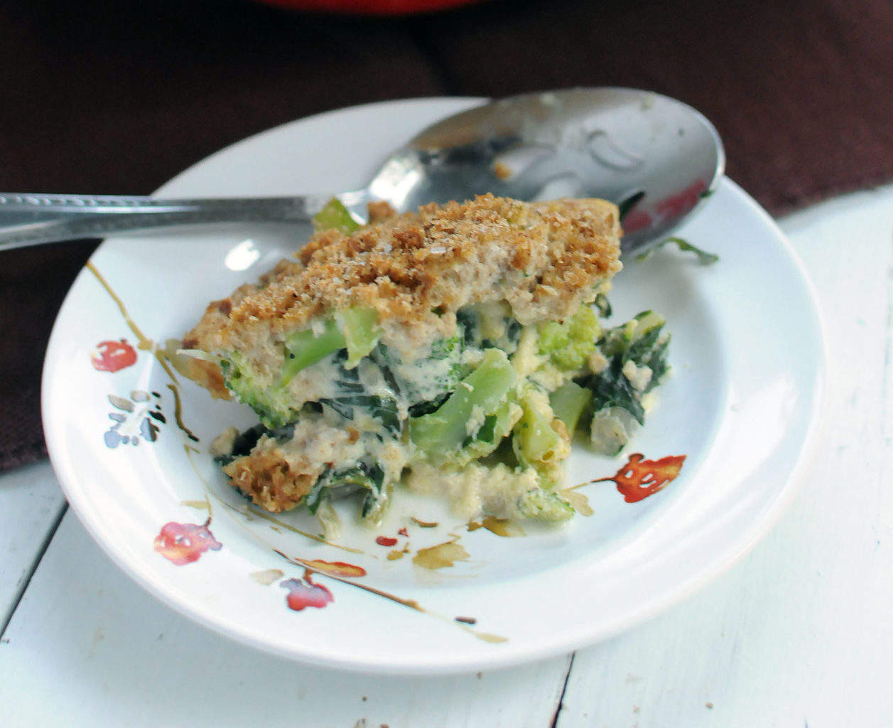 Broccoli and Greens Gratin