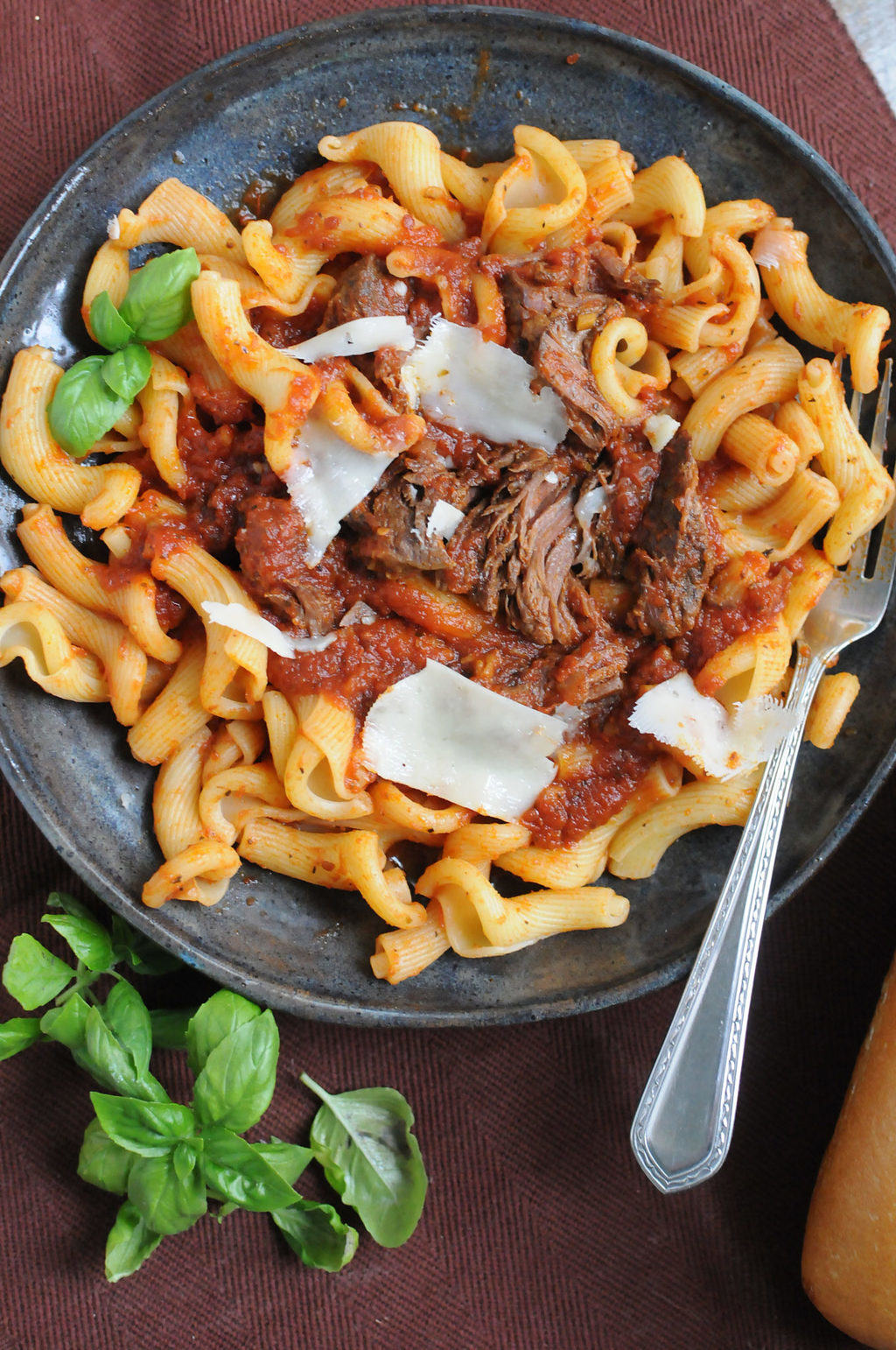 Short Rib Pasta for the Crockpot