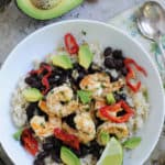 Garlic Shrimp Rice Bowl