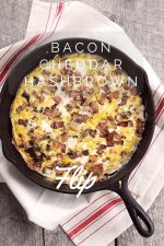 Bacon Cheddar Hashbrown Flip