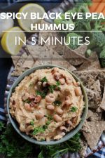 Spicy Black Eye Pea Hummus