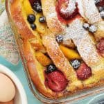 Overnight Fruity French Toast Casserole