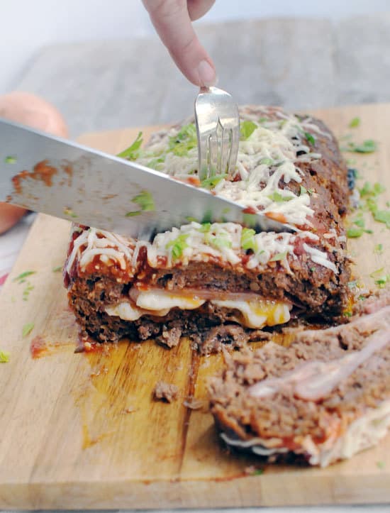 Stuffed Godfather Meatloaf