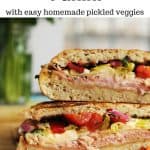 Muffaletta Style Italian Party Panini