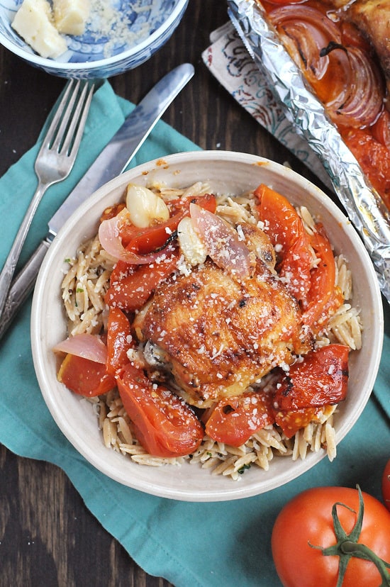 Sheet Pan Paprika Chicken and Tomatoes