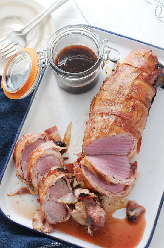 Grilled Maple Bacon Pork Tenderloin