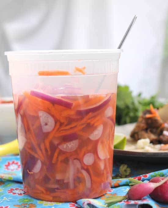 Pickled Veggies for Crock Pot Carnitas