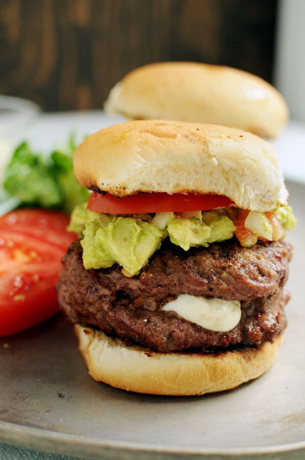 Bacon Queso Stuffed Burger