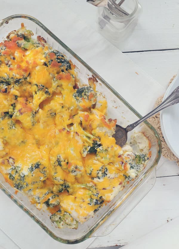 Cheesy Chicken Broccoli Bake