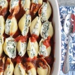 Spinach and Mushroom Stuffed Shells