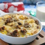 Sausage Cheddar Apple Breakfast Casserole