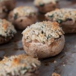 Spinach and Crab Stuffed Mushrooms