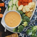 5 Minute Roasted Red Pepper Dip