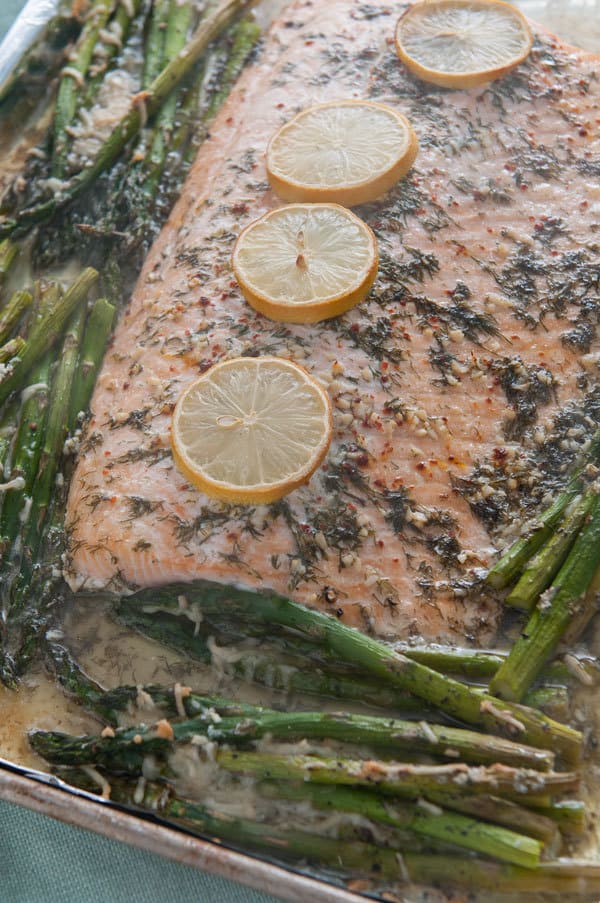 Sheet Pan Garlic Butter Salmon