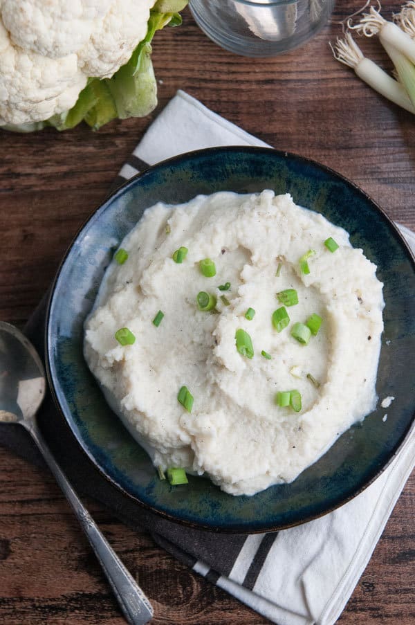 Easy Keto Parmesan Mashed Cauliflower