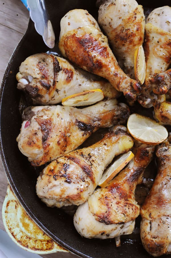 Lemon Roasted Chicken Drumsticks