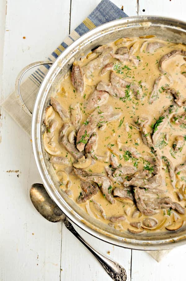 Easy Homemade Low Carb Beef Stroganoff Recipe