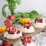 Sugar Free Meringues with Orange Mascarpone Cream