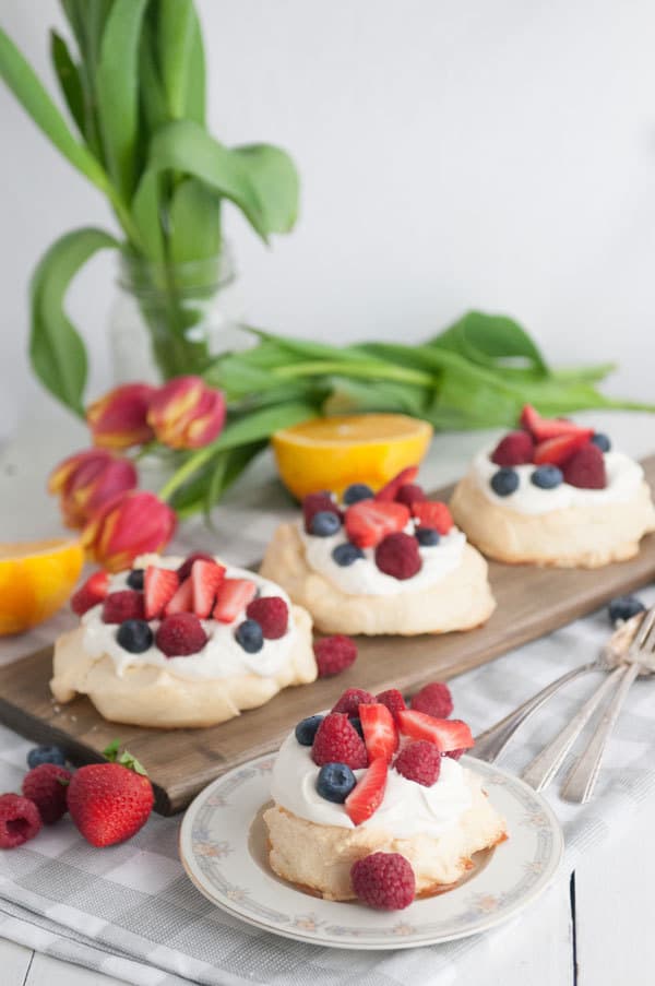 Sugar Free Meringues with Orange Mascarpone Cream