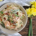 Salmon Pasta Primavera