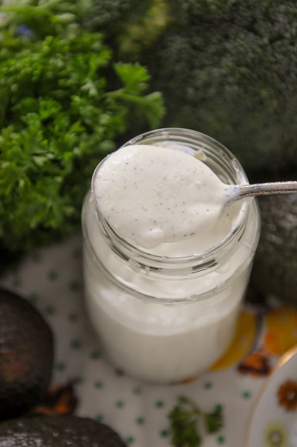 Spicy Avocado Ranch Dressing