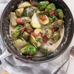 Brussels in lemon cream sauce