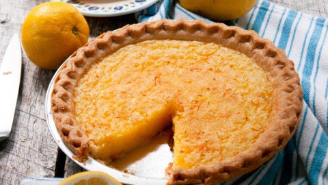 Old Fashioned Lemon Chess Pie