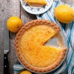 Old Fashioned Lemon Chess Pie on barnwod