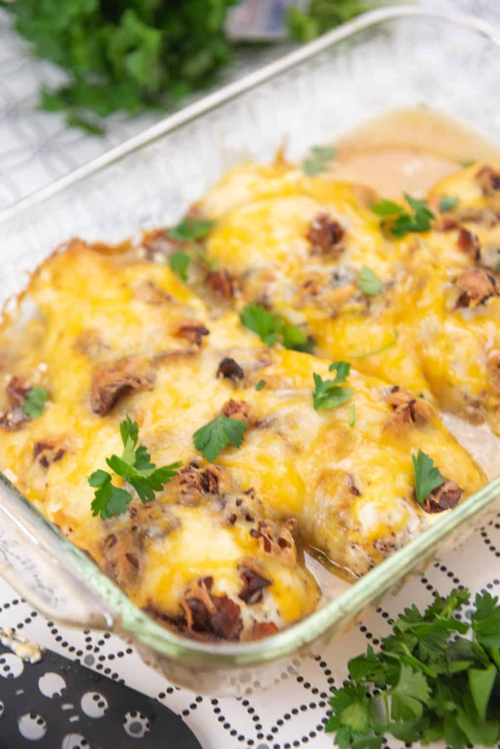 Keto Cheesy Bacon Chicken Breasts