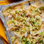 Green Chile Chicken Nachos