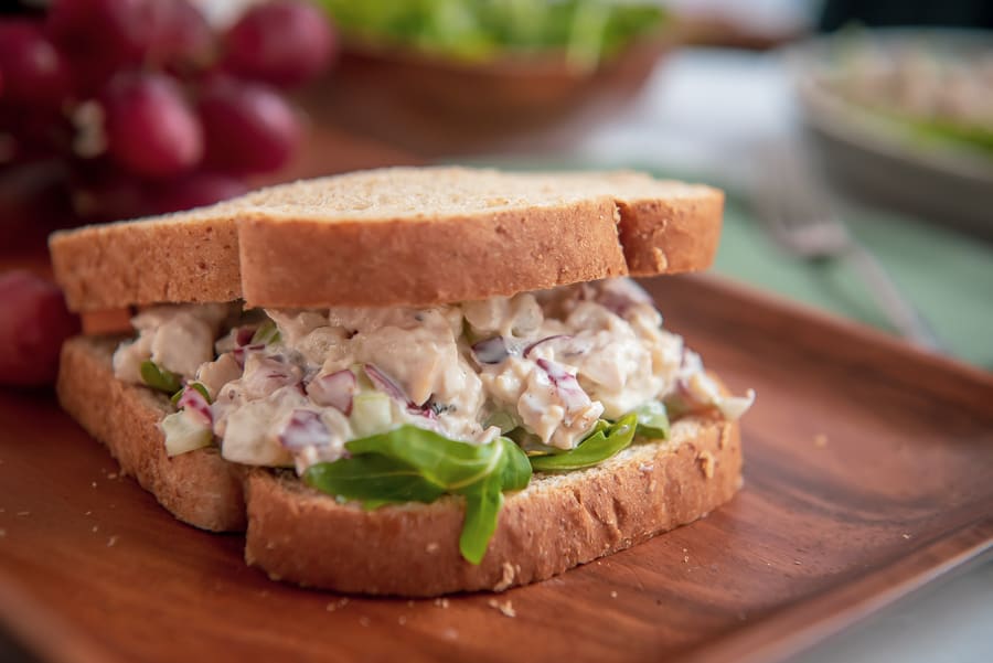 Easy Chicken Salad with Grapes