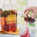 Sun Tea with Blackberry Syrup