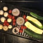 Grill veggies on a grill pan