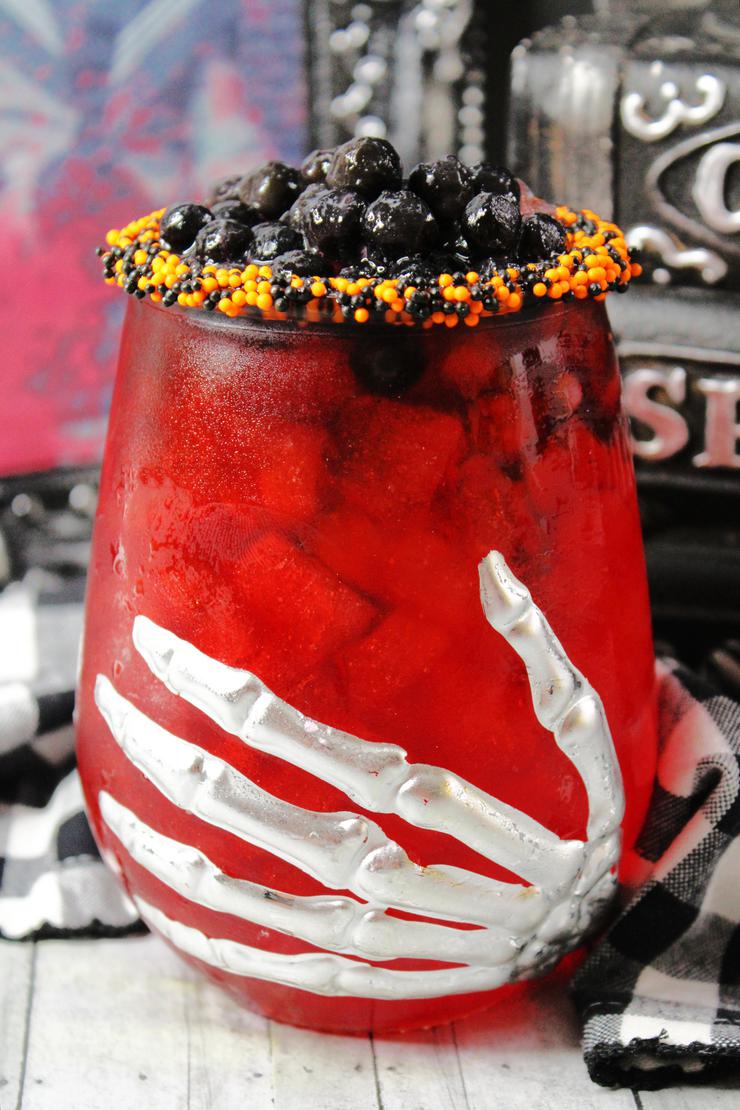 Easy Red Death Cocktail - Best Halloween Drinks Recipe