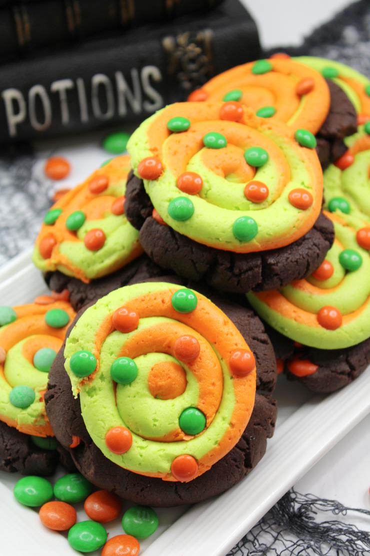 Frosted Halloween Cookies - Halloween Desserts - Party Food