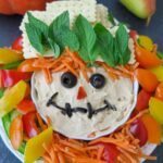 Scarecrow Dip Appetizer - Best Halloween Party Platter Ideas
